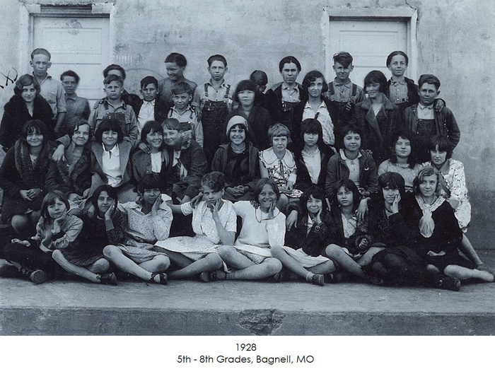 Bagnell School - 5th through 8th Grades - 1928