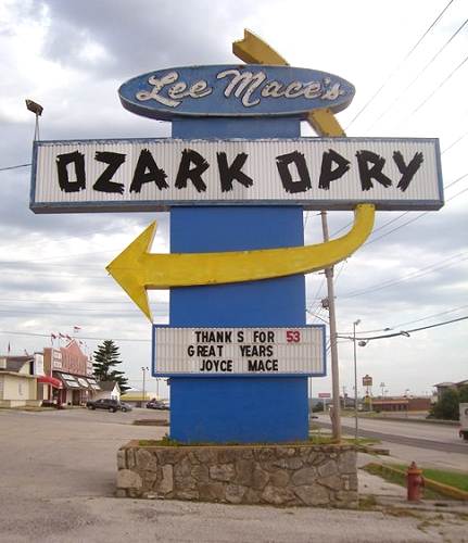 25 Ozark Opry Sign - Highway 54