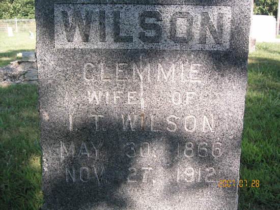 28 Clemmie Wilson Tombstone