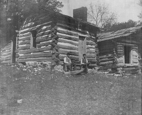 06 Charles and brother Will Wells at Original Cabin