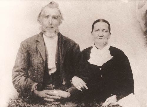 07 David Hawken (b. 22 Jan 1812 - d. 1 May 1891) and 2nd Wife - Name Unknown