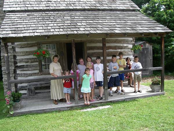 67 Sharon Holder at Lupardus Cabin