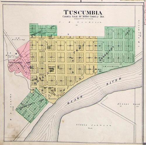 17 Tuscumbia Plat Map