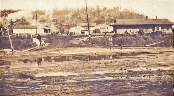 17 Old Bagnell Train Station on Right