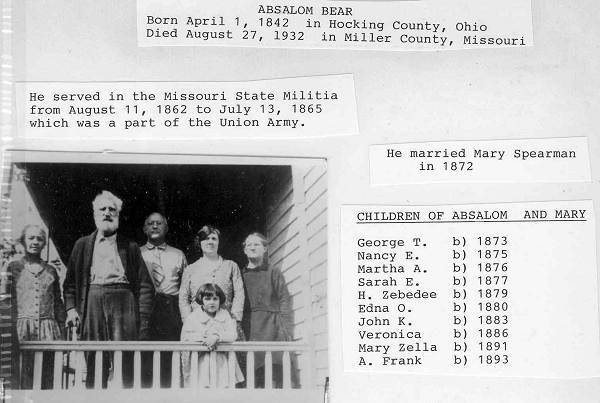 41 Absalom Bear and Family on Porch