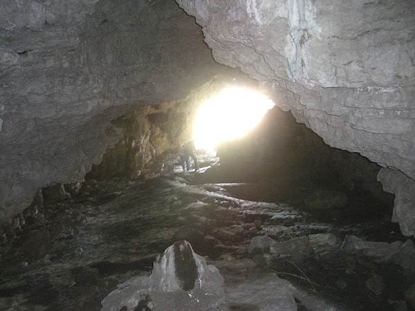 14 Looking back toward entrance Wilson Cave