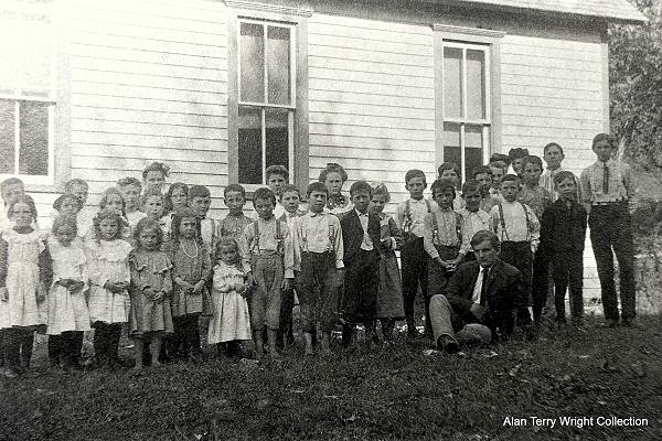 09 Wright School 1904 - Otis Wright, Teacher