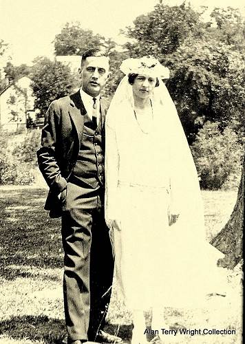 25 Charles and Pauline Kouns Wright Wedding Photo