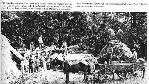 15a Steam Engine and Thresher at Horseshoe Bend