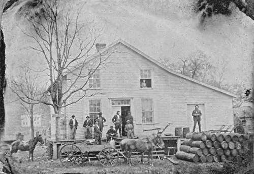 08a Tintype of the First Hauenstein Store in the 1880's