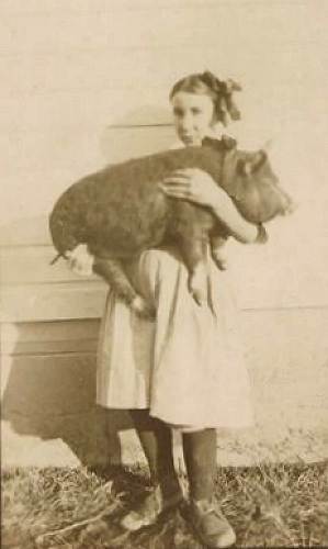 13a Grandma Beard and Pet Pig