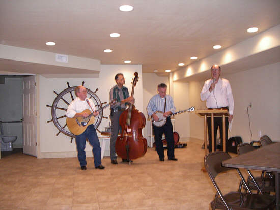 35b Ellis Bray with Musicians Leo Barnhart, Joe Jeffries and Eddie Cotten