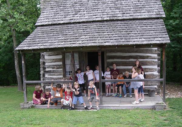 24 Posing at Lupardus Cabin