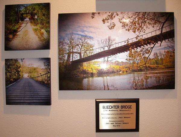 34 Wall Display of Buechter Bridge