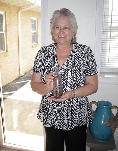 38 Anita Rogers with Eldon Bottle