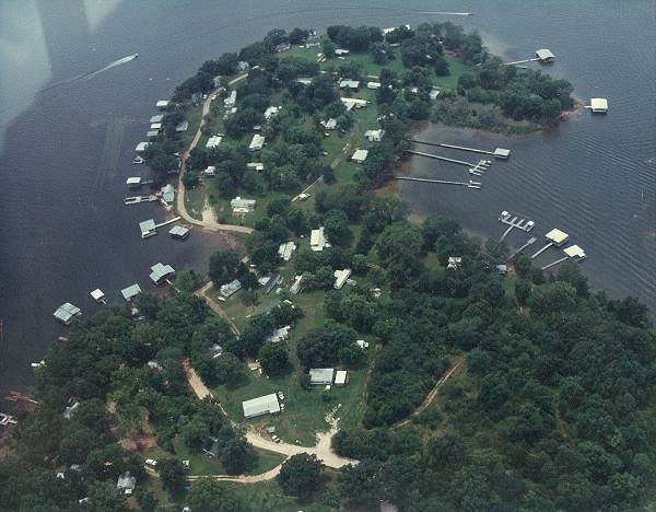 01 Aerial view of McClain Camp - 19 Acres