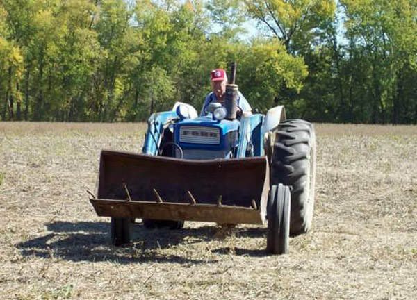 16h John Pendleton on Tractor