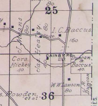  1904 Atlas Map of Cainby 