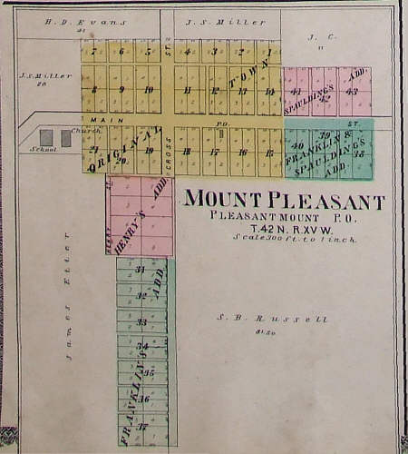  1904 Atlas Map of Mount Pleasant 