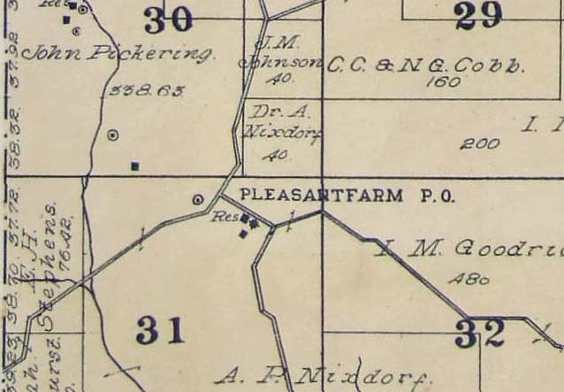  Map of Pleasant Farm from 1904 Atlas 