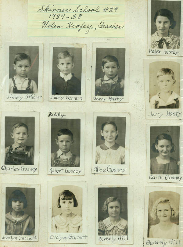  Skinner Students 1937-38 