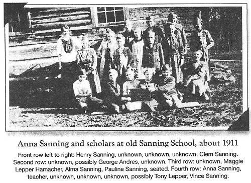 Old Sanning School - 1911