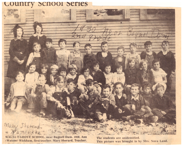 Walnut Grove School - 1930