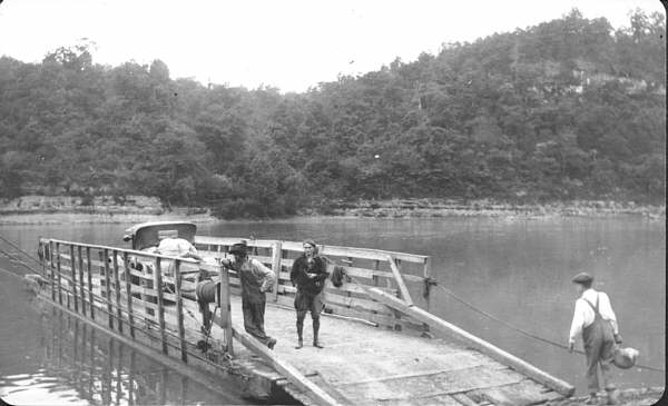  Ferry across the Osage River at Bagnell 